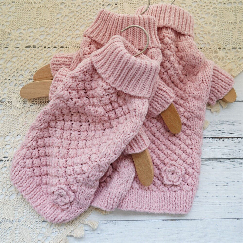 Χειροποίητο πλεκτό πουλόβερ σκύλου