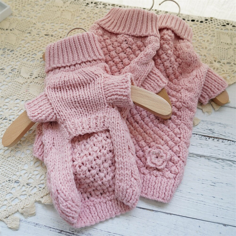 Χειροποίητο πλεκτό πουλόβερ σκύλου