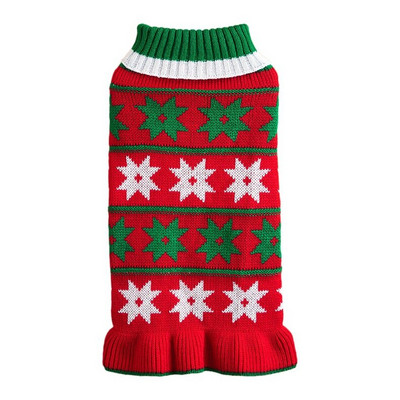 Νέο χειμωνιάτικο ζεστό πουλόβερ σκύλου Φούστα Pet Cat Puppy Dog Ρούχα για μικρά σκυλιά Στολή σκύλου