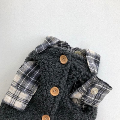 Psí pekný kartáčovaný kabát pre domáce zvieratá hrubý kabát módne teplé oblečenie pre psov zimné vonkajšie vetrovky pre mačky buldog bišon