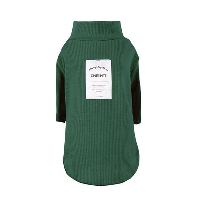 Câini Pulover tricotat Culoare uni Gâtul cu gâtul de jos Cămașă Toamnă Primăvară Teddy Chihuahua Animal de companie Haine noi