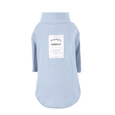 Câini Pulover tricotat Culoare uni Gâtul cu gâtul de jos Cămașă Toamnă Primăvară Teddy Chihuahua Animal de companie Haine noi