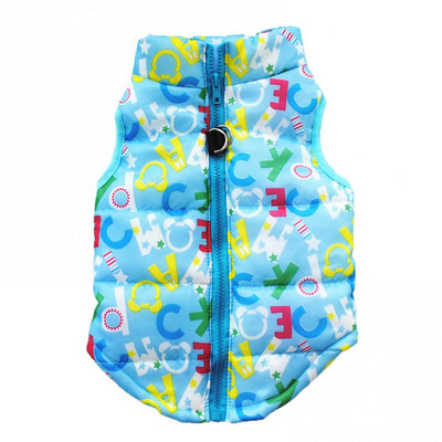 Jachetă de iarnă de Crăciun cu fermoar din bumbac moale și caldă, cu cataramă de tracțiune, haine pentru câini, haine de iarnă pentru câini mici, haină pentru câini.