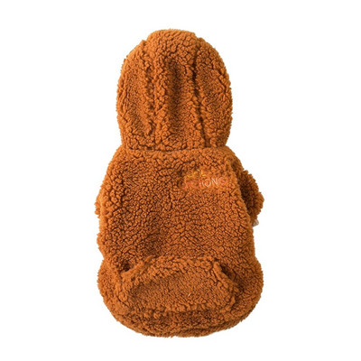 Talvised lemmikloomakoerad riided fliis soojad koerad kapuutsid Kutsika pullover väikestele keskmistele koertele riided Yorkies Chihuahua Ropa Perro