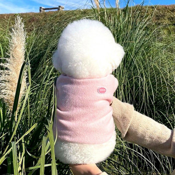 Есенен пуловер за домашни кучета Топли меки дрехи за кучета Плетене Кученце чихуахуа за малки и средни кучета Дрехи Палта Yorkshire Perro