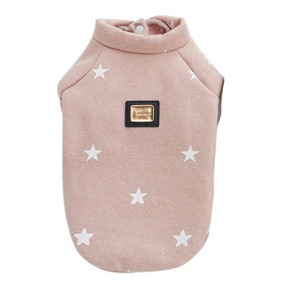 Fashion Star Prinditud lemmiklooma fliisist pusa kampsun väikestele koertele kassidele poiss tüdrukutele koertele pehme soe talvejope jakk kutsika riided