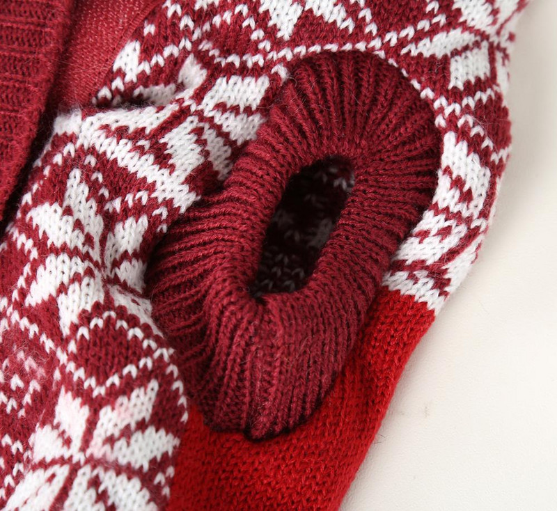 Χριστουγεννιάτικο πουλόβερ για κατοικίδια Μικρά, μεσαία και μεγάλα ρούχα για σκύλους Φθινοπωρινό και χειμερινό πουλόβερ σκύλου