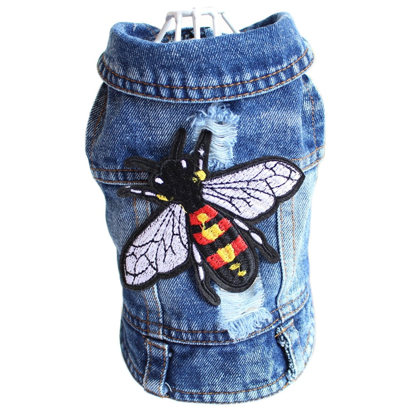 XS-2XL Denim Koerariided Kauboi Lemmiklooma Koeramantel Kutsika Riietus Väikestele Koertele Teksad Jakk Koera Vest Mantel kutsika Riided Kassirõivad