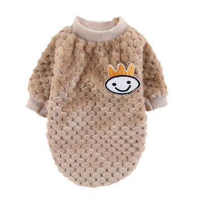 Haina caldă pentru câini pentru câini de talie mică, mijlocie, pulover moale pentru pisici, îmbrăcăminte pentru animale de companie, pentru chihuahua, buldogi, costum de cățeluș, haină, articole de iarnă pentru animale de companie
