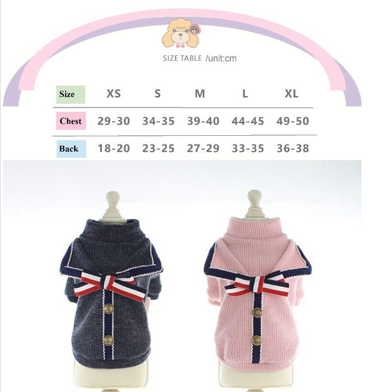 Jarné oblečenie pre psov v kórejskom štýle, dvojdielne tričká s motýľovou mašľou a sveterom pre psov