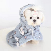 Haina pentru animale de companie Palton pentru câini Pătură Robă Tloak Prosop Câini de talie mică Drăguț Confortabil Bumbac călduros Shoot în aer liber Desene animat Bulldogn