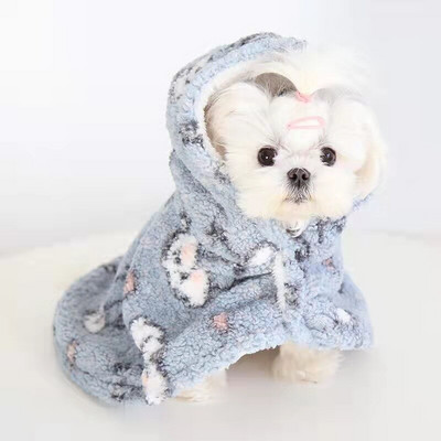 Haina pentru animale de companie Palton pentru câini Pătură Robă Tloak Prosop Câini de talie mică Drăguț Confortabil Bumbac călduros Shoot în aer liber Desene animat Bulldogn