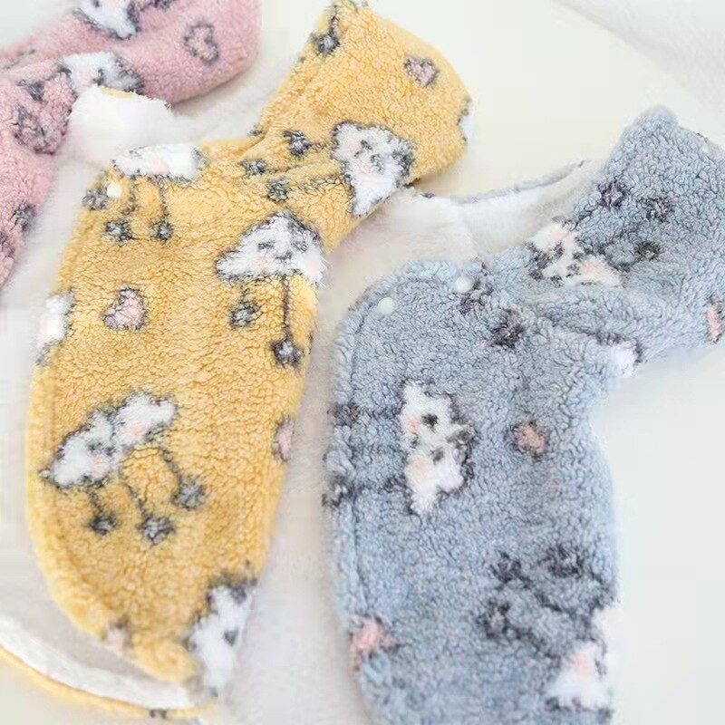 Haina pentru animale de companie Palton pentru câini Pătură Robă Tloak Prosop Câini de talie mică Drăguț Confortabil Bumbac călduros Shoot în aer liber Desene animat Bulldogn