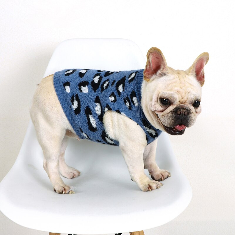 Kuum müük odavad lemmikloomarõivad Luksuslikud kassi koerte kostüümid, silmkoelised täpilised lemmikloomade kampsunid