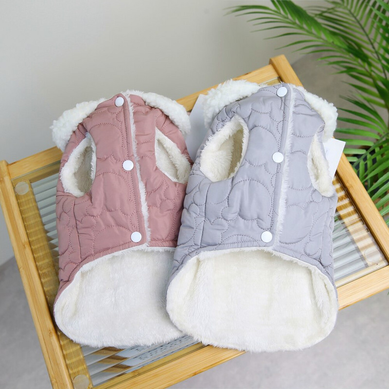 Talvised koerariided Soe kutsika puuvillane jope Veekindel lemmikloomarõivad väikestele koertele Kassidele Riided Chihuahua puudli buldogi mantel