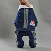 Kutsika kombinesoonid väikestele koertele Kass Talvine soe fliisriided Lemmiklooma helkurjakk mantel Chihuahua mopsi kostüüm taksi kostüüm