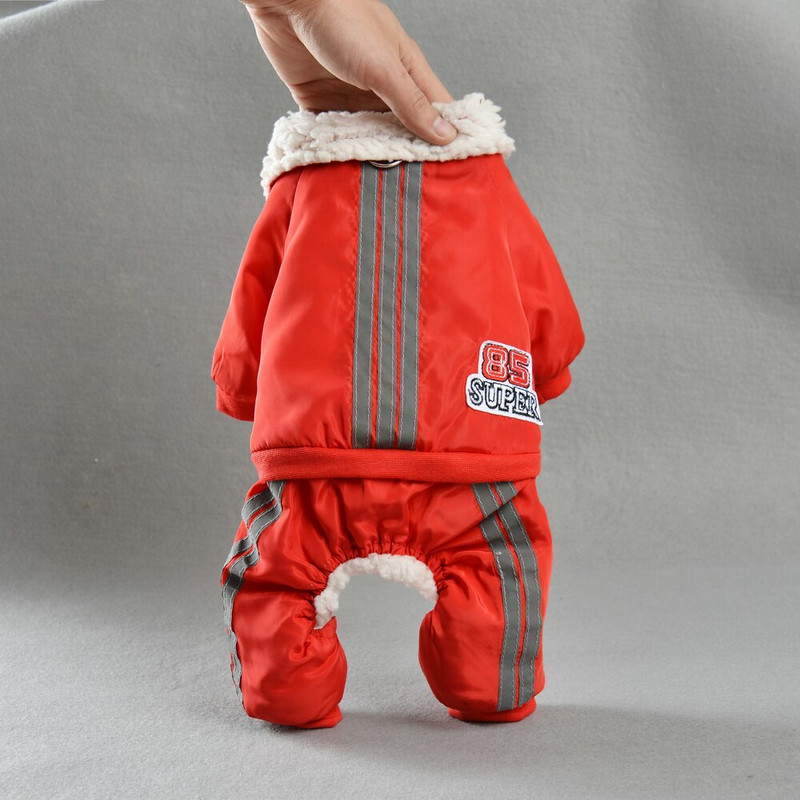 Kutsika kombinesoonid väikestele koertele Kass Talvine soe fliisriided Lemmiklooma helkurjakk mantel Chihuahua mopsi kostüüm taksi kostüüm