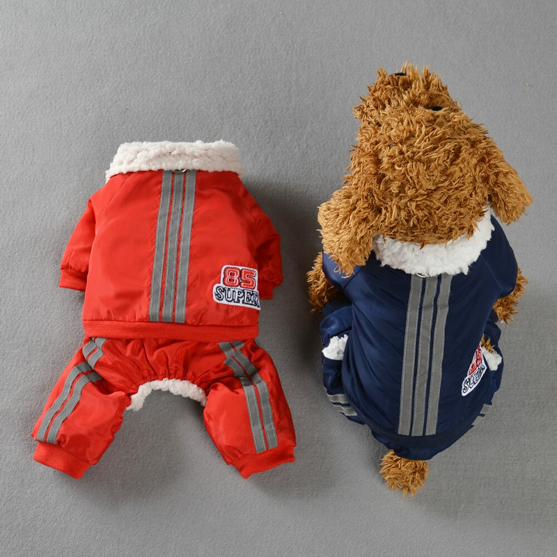 Kutsika kombinesoonid väikestele koertele Kass Talvine soe fliisriided Lemmiklooma helkurjakk mantel Chihuahua mopsi kostüüm taksi kostüüm