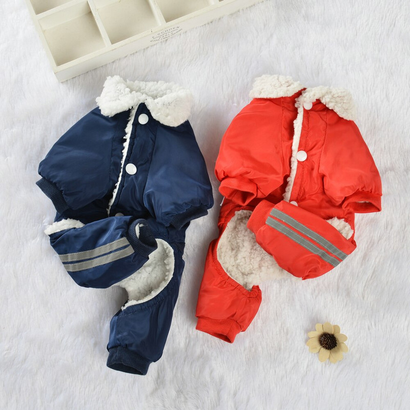 Kutsika kombinesoonid väikestele koertele Kass Talvine soe fliisriided Lemmiklooma helkurjakk mantel Chihuahua mopsi kostüüm taksi kostüüm