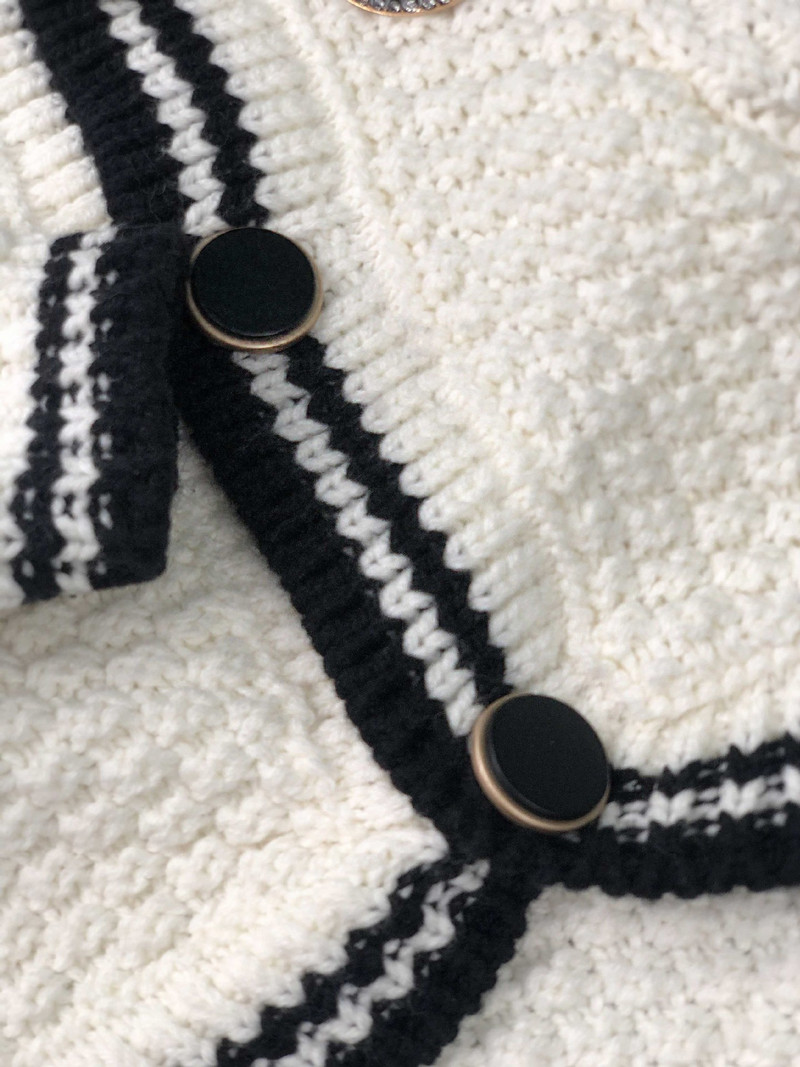 Dizaineriniai šunų drabužiai mažiems šunims Britų stiliaus šunų kalėdinis megztinis Šnauceris Bomei Teddy Corgi Pearl Prabangūs naminių gyvūnėlių drabužiai