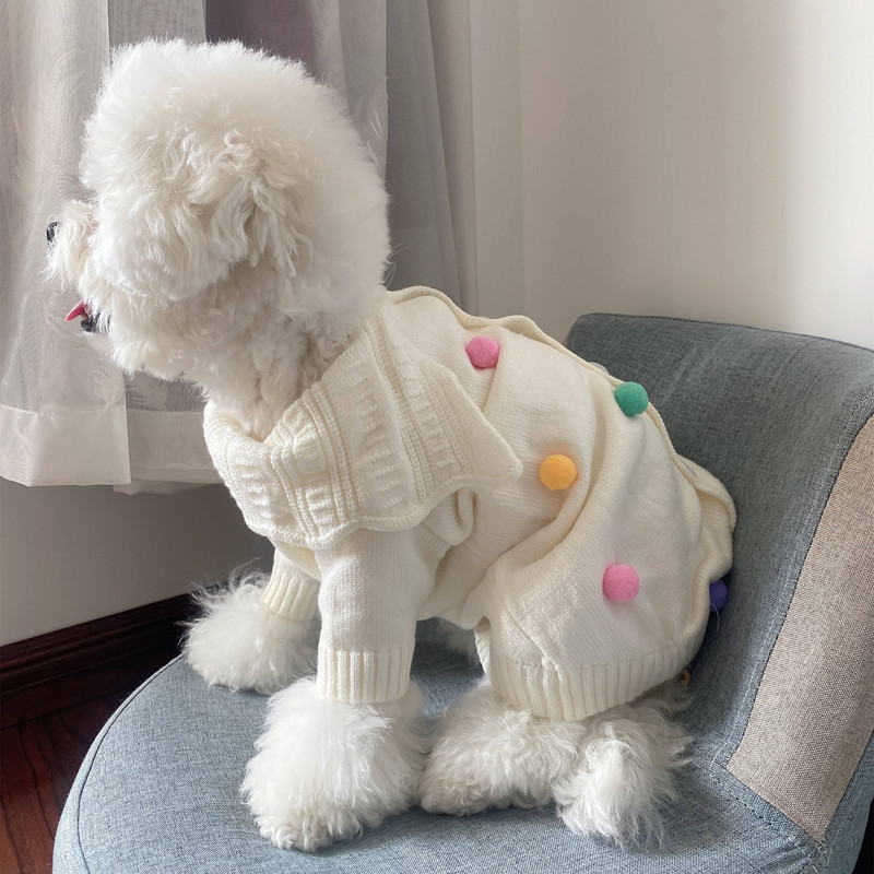 Oblečenie pre domáce zvieratá, jeseň/zima, stredne veľký, malý pes, pletený sveter, módny výstrih, jazvečík, teplý vlnený mačiatko, šteniatko, kardigan, čivava