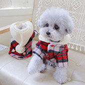 Χοντρό πλεκτό μπουφάν με κουκούλα με κουκούλα για μικρά σκυλιά Μάλλινες στολές παλτό για κατοικίδια Στολή XS XL Chihuahua Pomeranian Puppy