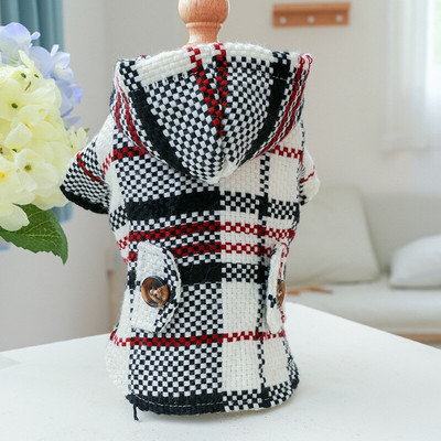 Χοντρό πλεκτό μπουφάν με κουκούλα με κουκούλα για μικρά σκυλιά Μάλλινες στολές παλτό για κατοικίδια Στολή XS XL Chihuahua Pomeranian Puppy