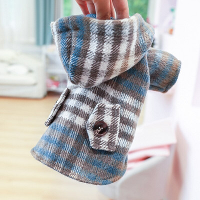 Χοντρό πλεκτό μπουφάν με κουκούλα με κουκούλα για μικρά σκυλιά Μάλλινες στολές παλτό για κατοικίδια Στολή XS XL Chihuahua Pomeranian Puppy