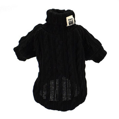 Πουλόβερ κατοικίδιων σκυλιών για γάτα Χειμερινό μαλακό ζεστό πλεκτό ζιβάγκο για μικρά σκυλιά Πουλόβερ κουταβιών Μπουφάν Chihuahua Dachshund Ρούχα Jumper