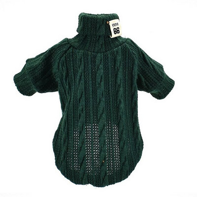 Πουλόβερ κατοικίδιων σκυλιών για γάτα Χειμερινό μαλακό ζεστό πλεκτό ζιβάγκο για μικρά σκυλιά Πουλόβερ κουταβιών Μπουφάν Chihuahua Dachshund Ρούχα Jumper