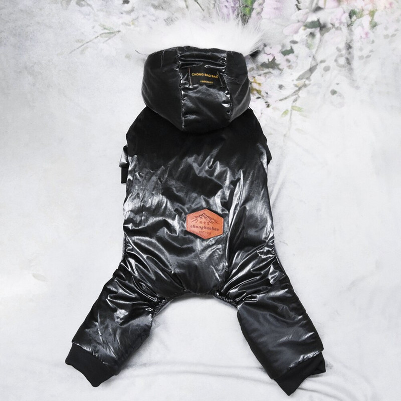 Teplé oblečenie pre psov s bavlnenou podšívkou, viacfarebné, štyri nohy, super zahustené kombinézy pre psov, Roupa Pet Cachorro, chovateľské potreby