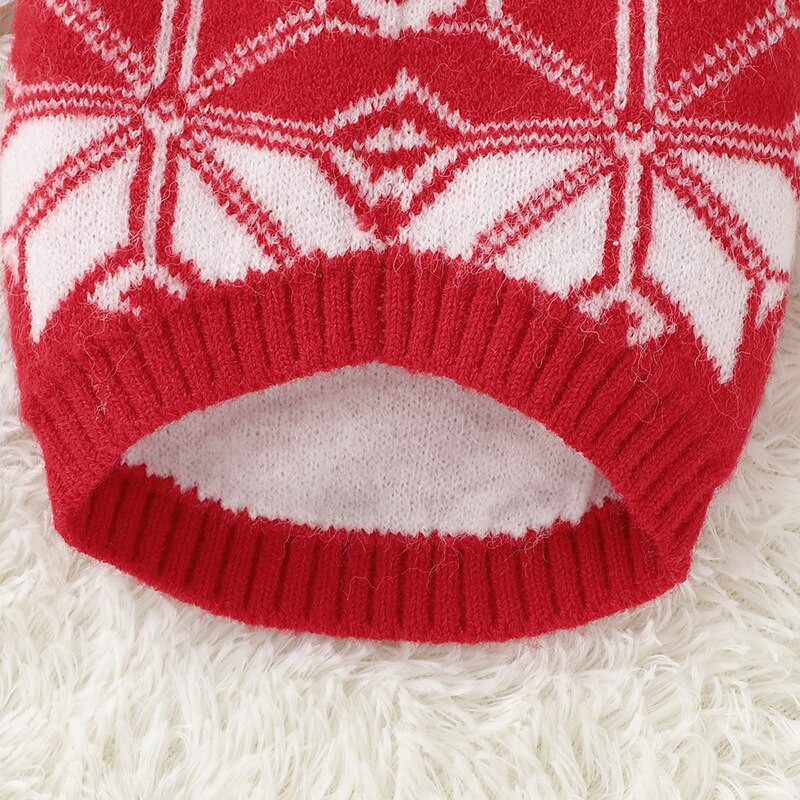 Oblečenie pre domáce zvieratá, módny vianočný štýl, sveter so snehovými vločkami, oblečenie pre domáce zvieratá, oblečenie pre mačky a psov