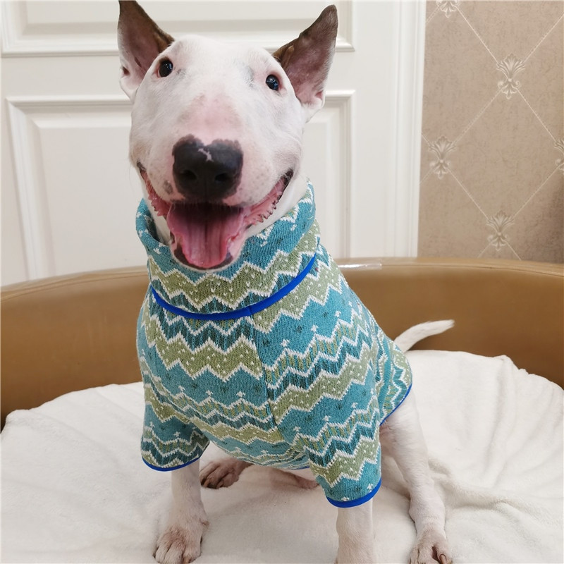 Vianočný sveter pre psov, vianočné oblečenie pre domáce zvieratá, kabát, bulteriér, americký tyran, pitbull, samojed, veľký pes, kostým, oblečenie