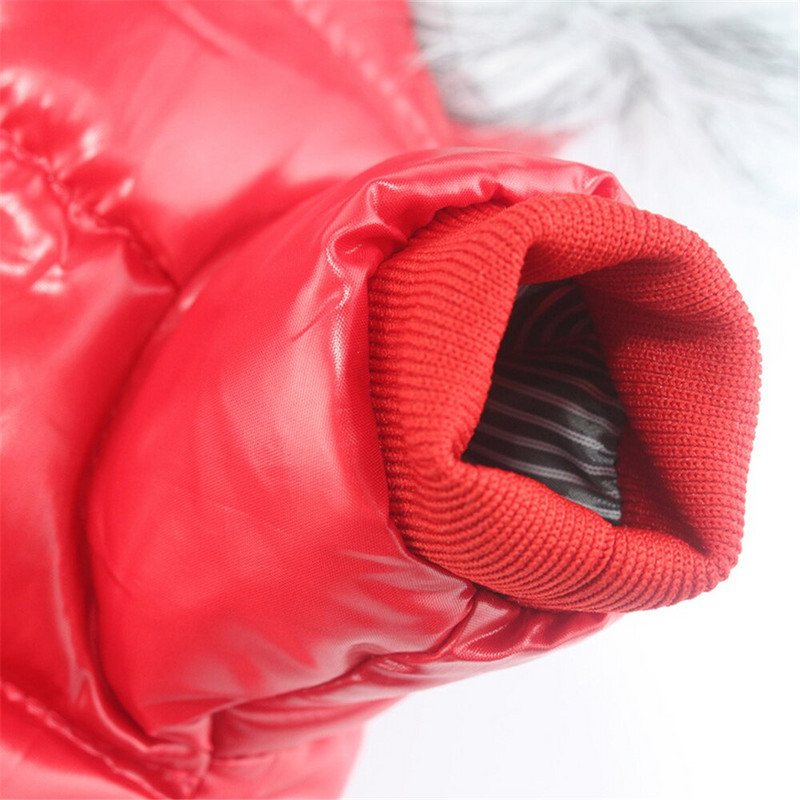 Χειμερινά ζεστά ρούχα για σκύλους για μικρό σκύλο Αδιάβροχο μπουφάν για σκύλους μονόχρωμο μπουφάν με επένδυση για σκύλους Νέα στολή για σκύλους για κατοικίδια