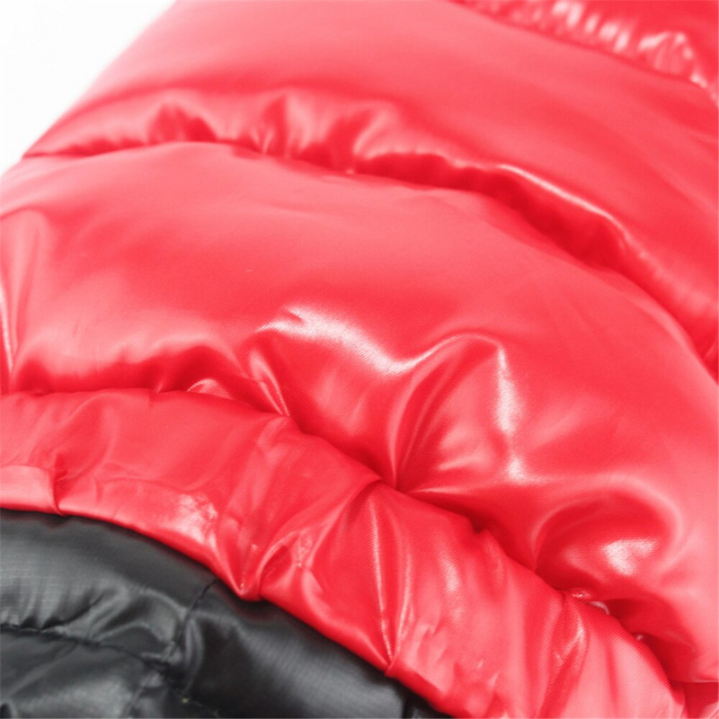 Χειμερινά ζεστά ρούχα για σκύλους για μικρό σκύλο Αδιάβροχο μπουφάν για σκύλους μονόχρωμο μπουφάν με επένδυση για σκύλους Νέα στολή για σκύλους για κατοικίδια