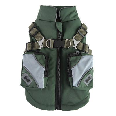 Zimska jakna za pse za kućne ljubimce s pojasom Vodootporna topla odjeća za pse za male srednje pse, kaput, prsluk, odjeća za čivavu, francuskog buldoga