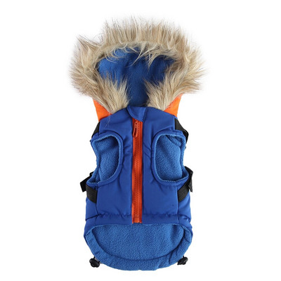 Zimska topla odjeća za kućne ljubimce s kaputom s pojasom Vjetrootporna jakna s kapuljačom za male i srednje pse Odjeća za francuske buldoge Yorkie