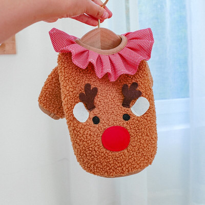 PETCIRCLE haine pentru câini haină caldă cu guler în carouri pentru câine mic, mijlociu, cățeluș, pisică, iarnă, costum pentru animale de companie, accesorii pentru animale de companie, jachetă minunată