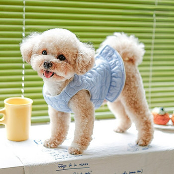 Soild Color Dog Jackets Puppy Pet Cat Clothes Teddy Bichon Clothes Dog Jackets for Small Dog Есенни и Зимни Якета за домашни любимци