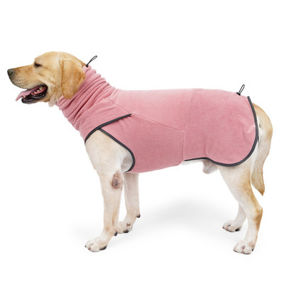Μπουφάν Fleece Dog για μεσαίου μεγέθους σκύλους Χειμερινά ζεστά ελαστικά πουλόβερ παλτό κατοικίδιων ζώων Ρούχα χειμωνιάτικων κατοικίδιων με ψηλό γιακά