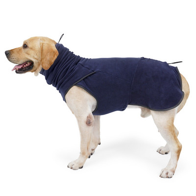 Μπουφάν Fleece Dog για μεσαίου μεγέθους σκύλους Χειμερινά ζεστά ελαστικά πουλόβερ παλτό κατοικίδιων ζώων Ρούχα χειμωνιάτικων κατοικίδιων με ψηλό γιακά