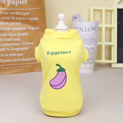 Haine pentru animale de companie, toamnă iarnă, pulover câine mic, model de fructe dulci, vestă de pisoi drăguț, pulover cald, chihuahua, caniș Yorkshire