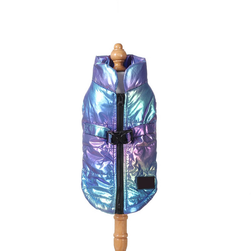 Peegeldavad lemmikloomade koerte riided Talvised soojad riided väikestele koertele Kutsikate karv Paksud riided Veekindlad Koerte Jope riided