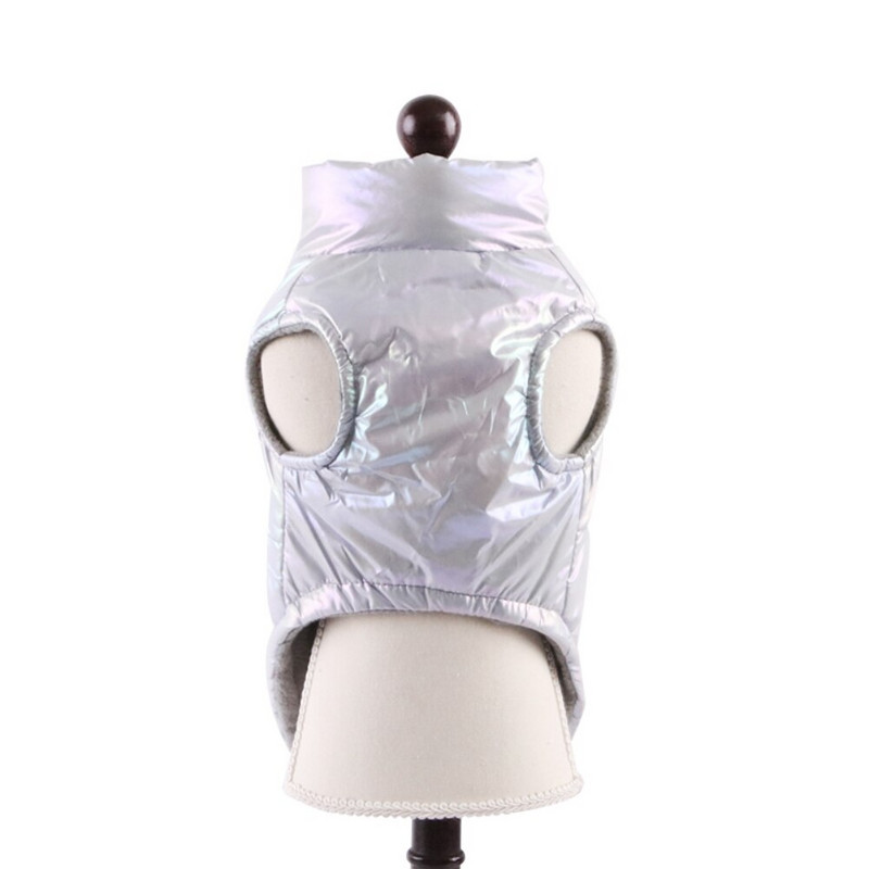 Peegeldavad lemmikloomade koerte riided Talvised soojad riided väikestele koertele Kutsikate karv Paksud riided Veekindlad Koerte Jope riided