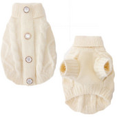 Módne oblečenie pre mačky a psov, zimný sveter, biely modrý pletený sveter, kabát pre malé psy, francúzsky buldoček, čivava, oblečenie pre domáce zvieratá, veľkosť XL