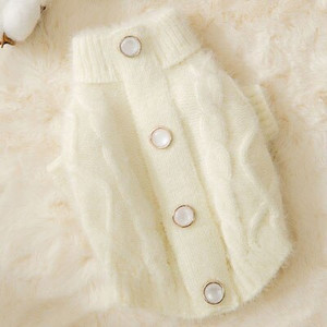 Módne oblečenie pre mačky a psov, zimný sveter, biely modrý pletený sveter, kabát pre malé psy, francúzsky buldoček, čivava, oblečenie pre domáce zvieratá, veľkosť XL