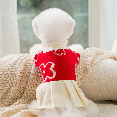 Pulover pentru câini de iarnă Costum pentru cățeluș Yorkshire Terrier Haine Pomeranian Shih Tzu Bichon Schnauzer Maltez Îmbrăcăminte Pisică Haina pentru animale de companie