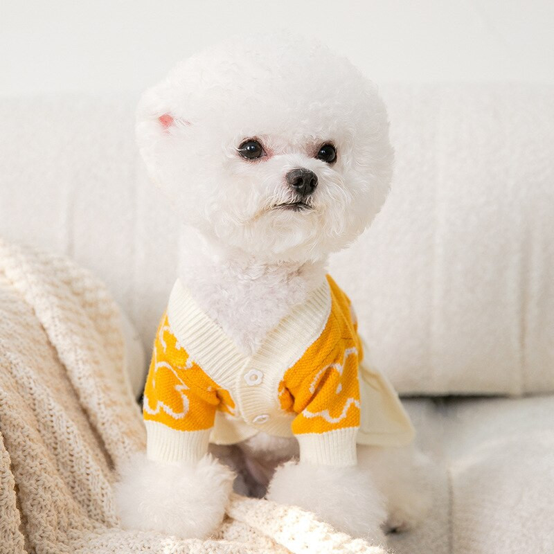 Pulover pentru câini de iarnă Costum pentru cățeluș Yorkshire Terrier Haine Pomeranian Shih Tzu Bichon Schnauzer Maltez Îmbrăcăminte Pisică Haina pentru animale de companie