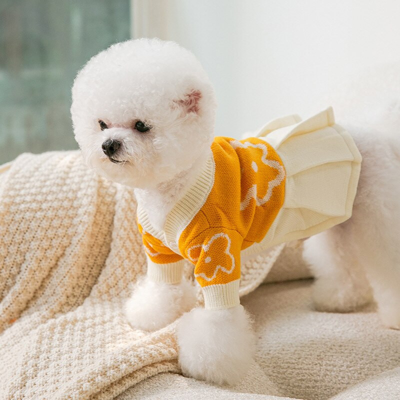 Pulover pentru câini de iarnă Costum pentru cățeluș Yorkshire Terrier Haine Pomeranian Shih Tzu Bichon Schnauzer Maltez Îmbrăcăminte Pisică Haina pentru animale de companie