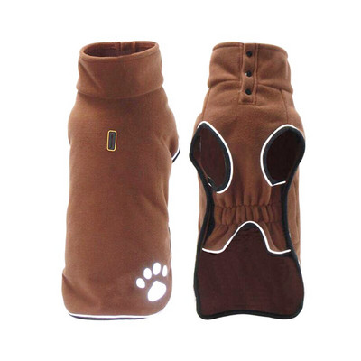 Zimska flis jakna za pse Reflektirajući kaput za male srednje velike pse Vodootporna odjeća za pse Kaput za hladno vrijeme Corgi Labrador